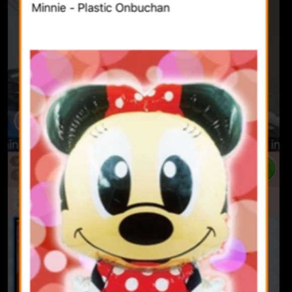 Minnie plastic onbuchan toreba - Picture 5 of 6